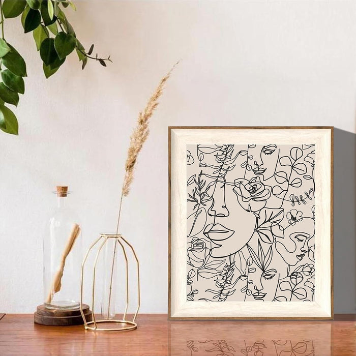 Line-Art Framed Print